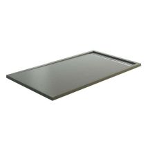 Gme - Style Plus - Plato De Ducha Extraplano - Resina Mineral - Elegante Y Resistente - Gris - 130x80
