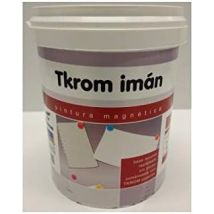 Tkrom Pintura Ferromagnética Negro Para Imán Pizarra Multisuperficie 750 Ml