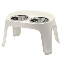 Moderna – Cat Bowl Skybar – Stainless Steel Bowls – Non-Slip Rubber Feet – BPA-Free Plastic – Easy to Clean