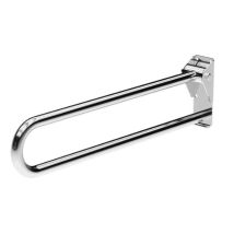 Maniglioni - Maniglione, Lunghezza 80 Cm, Pieghevole, Acciaio Inox Lucido Slzm 16 - Sanela