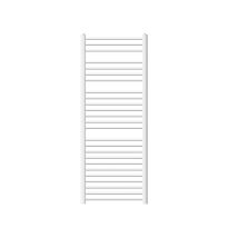Luxebath Radiatore Elettrico Per Bagno Sahara 600 X 1500 Mm Bianco Attacco Laterale Curvo Con Elemento Riscaldante 900w Termostato Display Digitale, 