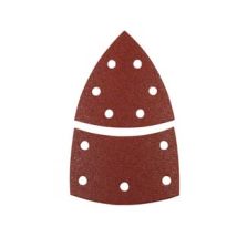 Fogli Carta Abrasiva Triangolari A Delta Con Velcro Forati- - Grana 180 Blister Da Pz.6 - 1 Blister Imperial