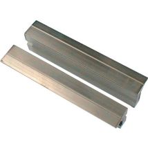 Schraubstockschutzbacke 47/5 N F.backen-b.140mm Rillenprofil Alu. Haarhaus