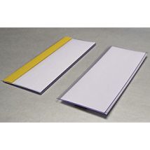 Portaetichette autoadesivo 50 pz 80x200 mm – Plastica trasparente – Certeo