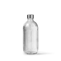 Bottiglia Di Vetro [compatibile Solo Con Carbonator Pro]per Carbonator Pro (gasatore D'Acqua), Lavabile In Lavastoviglie, Dettagli In Acciaio, 800ml -