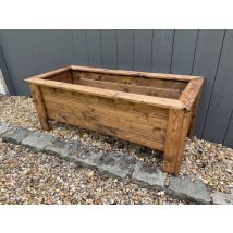 Charles Taylor Trading - Prestbury Raised Rectangular Extra Large Trough - Timber - L47.5 X W109 X H42 Cm