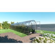 Meistro Kodas - Zertifiziertes Gewächshaus Klasika Slim 2 X 12 M (24 M²) , 6 Mm
