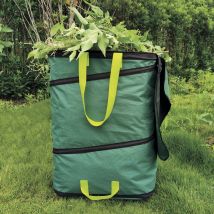 Quadratische Pop-up-tasche 125 L - 50 X 50 X 50 Cm - Grün Nortene