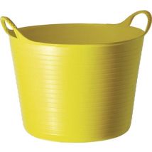 Mehrzweckkübel Tubtrug Gorilla 26 l gelb – TTGO26 – 100 % Polyethylen – UV- und frostbeständig – 30 cm – 39 cm