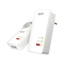 FRITZ!Powerline-Set 1260E – 1200 MBit/s Powerline – 866 MBit/s WLAN – Plug-and-Play – 230 V – 16 A – 67 x 132 x 32 mm