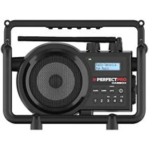 Perfectpro Baustellenradio Dabbox Mit Netzbetrieb Oder 4x C Akku-batterien