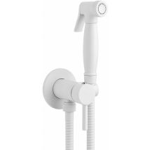 Sphera Docce E Accessori - Ensemble Bidet Avec Mitigeur Et Douche En Laiton Finition Blanc Mat Pollini Acqua Desing D09181203bo Blanc Mat