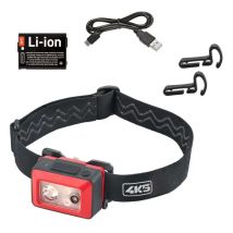 4K5 – LED-Kopflampe WP 400 – 400 Lumen – IPX4 – Wiederaufladbarer Akku – USB-C