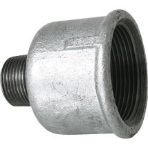 Raccord En Fonte Malleable Galva Nr.246 Manchon De Reduction Fem/male Diam. 1 1/2" X 1"