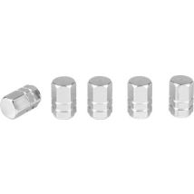 Eufab Tapones De Válvula De Aluminio Cromado 15 Cm