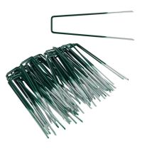 Estexo - Heringe Erdanker Bodenanker 500 Stück 150x30 Mm Erdnagel Verzinkt & Beschichtet