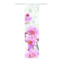 Home Fashion - Blossom Tenda A Pannello, Poliestere, Rosa, 245 X 60 Cm