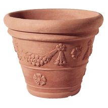 Vasar Florero de Terracota 67 cm – Diseño Moderno – Resistente a Rayos UV – Ecológico y Reciclable