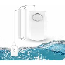 Allarme Perdite D'Acqua Da 130 Db, Cavo Lungo 95 Cm Con Sensore, Allarme Di Rilevamento Perdite D'Acqua Per La Sicurezza Domestica, Batteria Inclusa