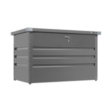 Contenedor Caja Jardin De Metal Gris 100x61x62 Cm Cremallera Zi-gab100an