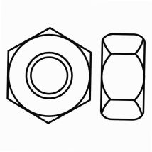 Vissal - Sechskantschraube Verzinkt 6 Seiten Viswood Klasse 8 Ø 4mm (packung Mit 100muttern)