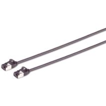 S-impuls Cat.8.1 Câble Réseau, Slim, Tpe, Noir, 7,5 M
