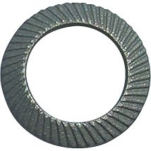 Schnorr – Sperrzahnscheiben Federstahl VS 16mm mechanisch verzinkt – 250 Stück