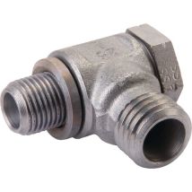 Raccord VOSS – 1/4 Inch M18 – Coude adaptable – Acier inoxydable – 400 bar