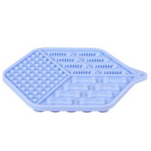Zolux Alfombrilla De Silicona Para Lamer Para Gatos 18,5 X 15,5 Cm - Azul