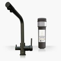 Intu Fusion Gunmetal 3-1 Cold Square Filtered Water Tap & Pro Filter