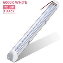 Barra Luminosa A Led, Luce Interna Per Auto Dc 12-80v 72 Led, Luce Per Armadio/illuminazione Universale 500lm Per Armadietto/auto, Camion, Veicolo, 