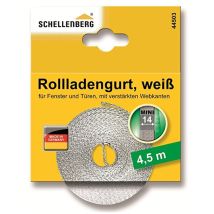 Rollladengurt 14mm/4,5 M, Weiß - 44503 - Schellenberg