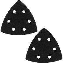 Rowoythk – Set Of 2 93mm Triangular Sanders – 6-hole Magic Hook Pads – For Pda 180, Pda 240, Gda 280 E Accessories