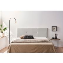 MOONIA Gepolstertes Kopfteil Kunstleder 115x50x5 cm – 50 cm – wählbare Breite – Modernes Design – Einfache Montage