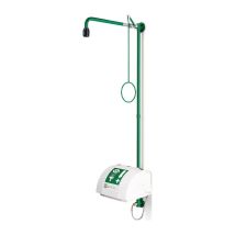 Ducha de Emergencia ClassicLine – 4000387008 – Acero inoxidable, Plástico – 1625 mm, 630 mm, 50 l/min, Verde, Negro