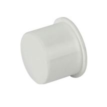 Floplast Push Fit Waste Socket Plug 40mm White - Pack Of 10