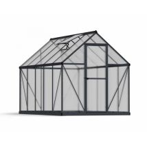 Palram - Greenhouse Mythos 6 X 10 - Polycarbonate - L306 X W185 X H208 Cm - Grey