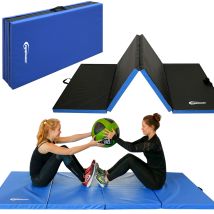 Colchoneta Para Volteretas Rg20 220x110x5cm Espesa Plegable Azul-negro