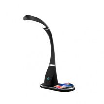 Flexo Rejalgar 5w 400lm 3500-6000k Negro 45x22,5x24 Cm Carg.mov.inalamb.5colores X 3intensidad Regulable