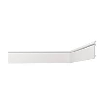 Battiscopa Decorativo Serie 'luxstyl' Mod. 'l14015' - Mm 15 X 140 X 2 Mt