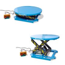 Hanselifter Stationärer Hubtisch Mit Drehbarer Plattform Hubhöhe 700mm Tragkraft 1000kg Betriebsspannung 380 V