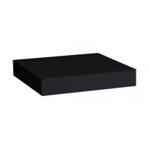 Étagère Murale, Étagère Alvéolée, Étagère En Bois, Étagère Murale, Noire, 25 X 25 X 3,8 Cm - Minerva