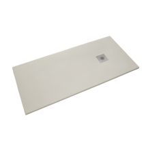 Plato Ducha Antideslizante Stone Blanco. Carga Mineral - Extraplano 100x70. Garantía 3 Años. - Sindesliz