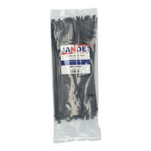 Bridas Negras Jandei 3,6 x 200 mm – Pack de 100 Unidades – Nylon Resistente