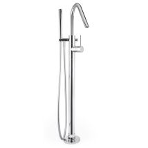 Bodenbademischer Mit Duschset Porta&bini Forma 23105 Chrom