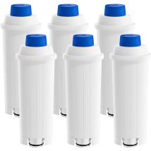 Lot De 6 Filtres À Eau De Remplacement Pour Machines À Café Delonghi - Compatibles Avec Delonghi Magnifica S, Dinamica, Eletta Explorer, Ecam, Etam, 