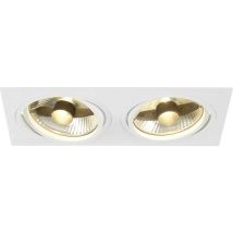 B-Ware Slv Einbauleuchte Deckenspot Spot Halogen Led Gu10 Weiß Aluminium New Tria 1
