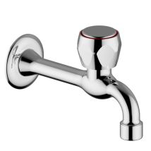 Teorema Rubinetteria - Grifo De Pared Con Soporte Para Manguera - Teorema Corallo