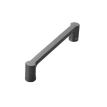 Poignée De Porte De Placard Moderne Et Simple, Longueur 96 Mm X 128 Mm, Pour Meubles De Cuisine, Grise - 96 Mm