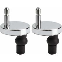 2-piece Toilet Seat Hinge, 55 Mm, Universal Replacement/spare, Suitable For All Toilet Seats, Quick Installation